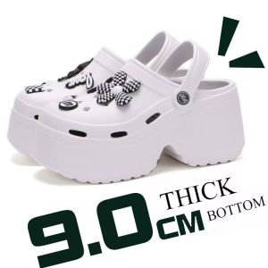 TOMITANY Beach Sandaled EVA Flip Flops Womens Thick Bottom Summer Versatile Anti-Slip Outdoor Wear Hole Hole Shoes 2026 New Style