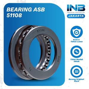 Laker Bearing 51108 ASB INB JAKARTA Original ASB