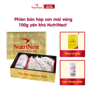 Tổ Yến Sào Còn Lông Góc NutriNest Giá Tốt Dinh Dưỡng 100g - Kèm Đường Phèn