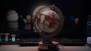 Wooden Globe Lamp 3D Puzzle Games For Birthday Gift For Kids Adults For Home Decor Building Blocks Children And