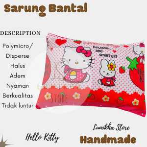 Sarung Bantal Tidur Hello Kitty 40x60 cm