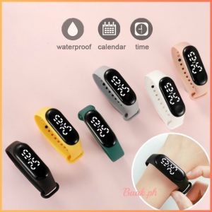 30M waterproof touch screen Sport Watch M4 M5 led bracelet watch Luminous Transparent mens and women