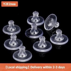 【Local shipping】 50PCS Heavy Duty Rubber Earring Backs Sleeves Holders Stoppers Soft Nut Silicone