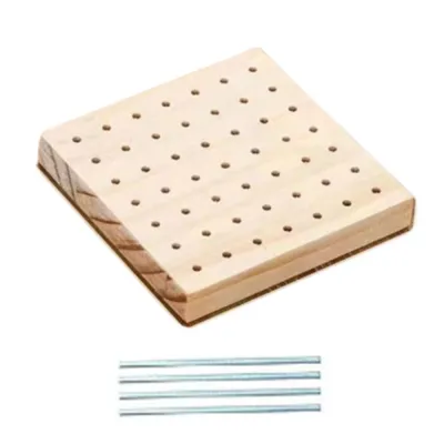 ALENEE Square Crochet Blocking Boards DIY Wooden Knitting Blocking Mat Handmade Weave Accessory Knitting Board Knitting Hats