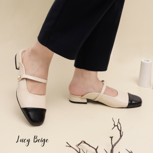 QUINCE Lucy Heels Mules Wanita