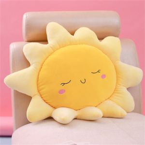 DJDK Cute Creative Home Decor Cloud Sun Soft Plush Toy Plush Cushion Plush Pillow Stuffed Toy