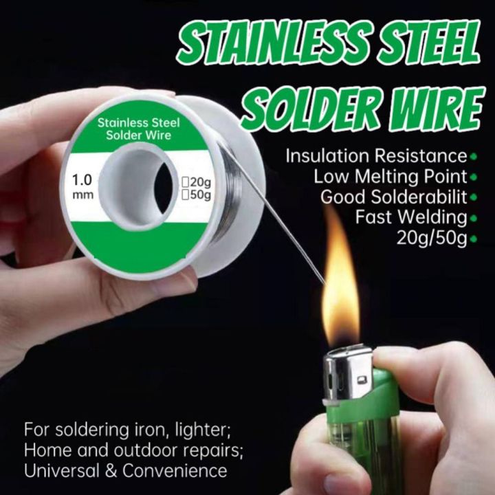 EKILLERLY Low Temperature Solder Wire No Gas Lighter Soldering Wire 1