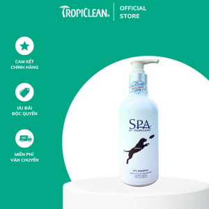 Sữa Tắm SPA Dưỡng Lông dành cho Chó Mèo Lavish Shampoo TropiClean 300ml