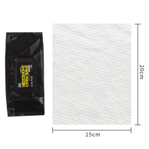 12pc 30pc 80pc Disposable White Shoes Cleaning Wet Shoe Wipes Shoes Cream Sneakers Cleaning Tissue Towel Pengelap Kasut