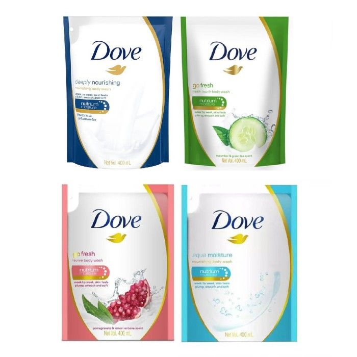Dove Nourishing Body Wash 400ML All Varian