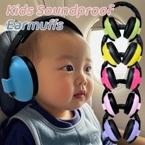 VALER Adjustable Baby Earmuffs Soft Padding Lightweight Design Kids Soundproof Earmuffs Noise Reduction Comfortable Fit Children Anti-noise Headphones 3 Months-3 Years