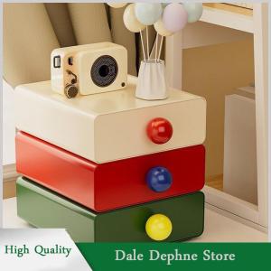 [Dale Dephne] ลิ้นชักเก็บของบนโต๊ะแบบดึงออกได้กล่องเก็บของสีตัดกันลิ้นชักจัดระเบียบของจุกจิกในสำนักงาน