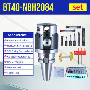 NBH2084 Boring Tools High Precision Fine Boring Cutter Set BT40 Boring Range 8mm-280mm CNC Milling Machine Boring Tool