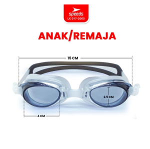 SPEEDS Kacamata renang anak Dewasa Remaja ANTI FOG & UV PROTECTION 017-2005