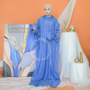 Syahdika - Mukena Mini Terusan Parasut Korea Syahdika series Free Sejadah