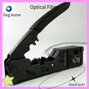 ZOERAX RJ45 Pass Through Crimp Tool Cat6 Cat7 LAN Ethernet Cable Crimper Professional Network Tool Kit RJ11 RJ12