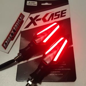 LAMPU SEN SEIN LED KANAN KIRI Archer Panah 2 Sisi Kuning Merah Biru UNIVERSAL SEMUA MOTOR KLX CRF YZ KTM KX PCX VARIO GENIO BEAT SCOOPY