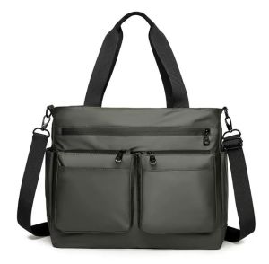 Tas Tote Bag Pria Sling bag Import Tas Selempang Bahu Pria Tas Kerja Selempang Laptop Anti Air #357-1