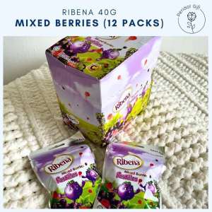 (Borong) Ribena Pastilles 30g x 12 Ziplock Packs - Blackcurrant / Mixed Berries Candy HALAL