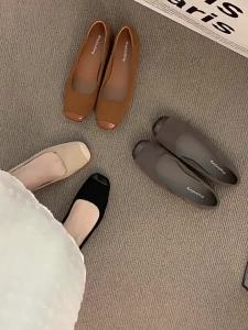 Wanwan Gentle Breeze Flat Shoes For Women New Spring And Summer Shallow Soft Sole Maternity Loafers