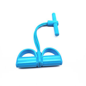 Pedal Puller Home Multifunctional Yoga Fitness Machine Sit-ups Four-tube Pedal Leg Tension Band Multifunctional Portable Elastic Pedal Puller Resistance Elastic Pull Ropes Exerciser Rower Belly Resistance Band