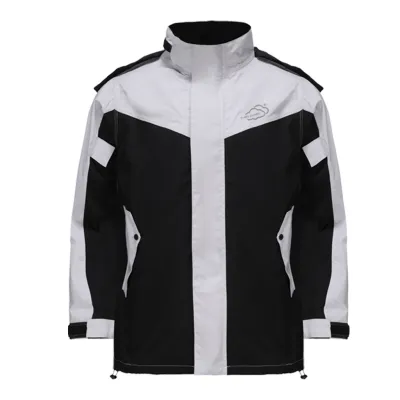【Premium Quality Polyester + TPU Raincoat | Velcro / Waterproof Zipper】Baju Hujan Jacket Motorcycle Rainsuit