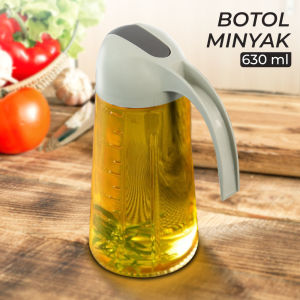 Botol Kaca Minyak 630ml Multifungsi Anti Tumpah – Botol Kaca Minyak Goreng 630ml Buka Tutup Otomatis - Wadah Tempat Penyimpanan Bumbu Dapur Cuka Masak Kecap - Botol Anti Tumpah Serbaguna 630ml - Tempat Minyak - Wadah Minyak - Penyimpanan Minyak -Bisa COD