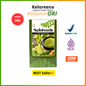 Keloreena Kapsul Daun Kelor Murni Asli Original Suplemen Herbal Ekstra Moringa Untuk Kesehatan