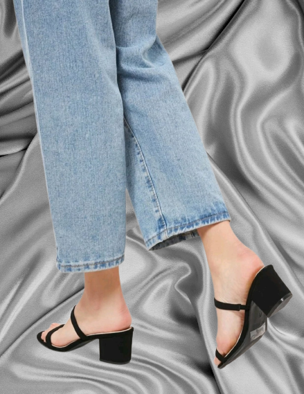 inches high heel shoes black for women Korean Fashion High Heels