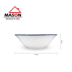 Mason MANGKOK KERAMIK / MANGKOK SUP SERBAGUNA MOTIF BLUE CHILE 7" 9"