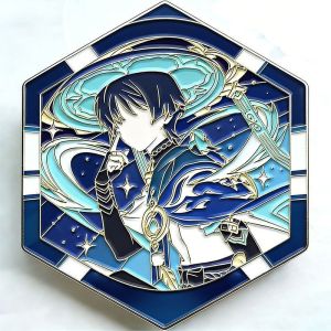 Wanderer Anime Everlasting Lord of Arcane Wisdom Metal Badge High Quality Enamel Pin Pendant Brooch Game Peripheral Collectible Decoration