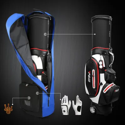 Túi Golf Máy Bay PGM HKB002 Chính Hãng | Cover Túi Gậy Golf Du Lịch Có Bánh Xe Travel Bag Air Package