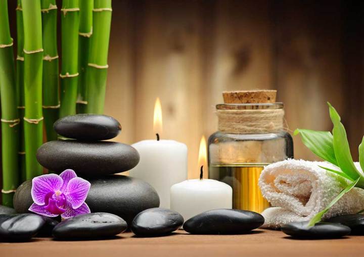 โปสเตอร์ภาพชุดอุปกณ์นวดแผนไทย สปา แบบ J Thai Massage&Spa P-127MS ขนาด
