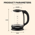 Dreepor 2L Fast Boiling Electric Kettle Double Layer anti-scalding Automatic Heat Preservation Kettle. 