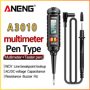 COD KIRIM CEPAT ANENG Digital Multimeter Tespen Pendeteksi Kabel putus Multifungsi  dc 12v 24v Voltage NCV 4000 Count - A3010