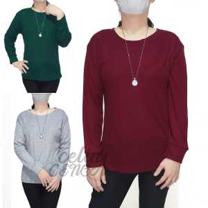 kaos lengan panjang wanita atasan kaos wanita t shirt
