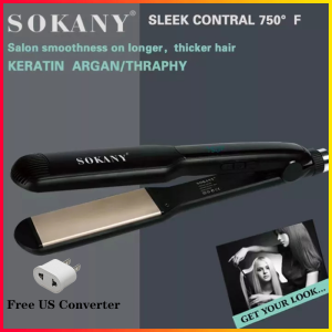 Professional Hair Straightener Iron for Women Salon Fast Heating Hair Flat Nano Titanuim Plates Hair Styling Tools