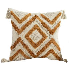 Gối vỏ gối ôm mềm cotton nhung thoải mái cho Ghế sofa giường trang trí nội thất 17.2x17.2inch