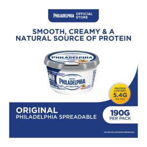 Philadelphia Original Soft Spreadable Cream Cheese 190g