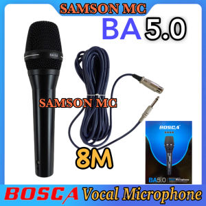 BOSCA BA 5.0 Vocal Microphone High Quality Dynamic Microphone Accentuates the warmt clarity of lead backup vocals
