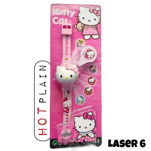JAM LASER KEPALA KECIL KARAKTER SANRIO / JAM TANGAN ANAK SANRIO / JAM TANGAN ANAK MELODY AN