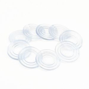 10Pcs Karet Ganjal Kaca / Karet Penahan Kaca Meja / 24mm Table Top Bumpers - Untuk Tidak Licin