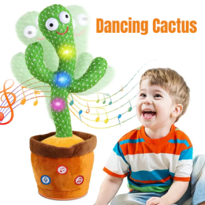  Rechargerable Singing & Dancing Cactus Toy 120 Songs Swing Twisted Plush Doll Electric Musical Toys talk Record Funny Early Childhood Education Child Gift