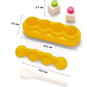 Smile Face DIY Mini Rice Ball Shape Molder Kitchen Gadget Cooking Bento Lunch Food Deco Seaweed Nori LA