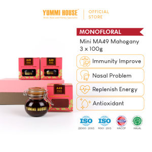 Yummi House Mini MA49 Mahogany Monofloral Wild Honey (Immunity Nasal Energy Antioxidant) - 100g