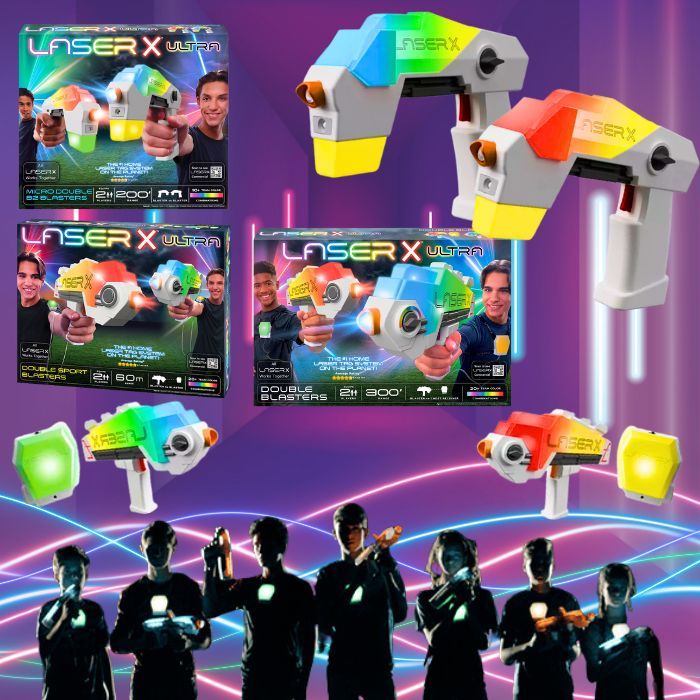 BO295 ของแท้ ของเล่น Laser X Series ปืนเลเซอร์ เกมแท็ก ปืนของเล่นมีแสง