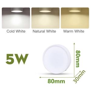 LED Downlight 5W/10W/15W Panel Ceiling Light Surface Mounted Spotlight Round indoor Room Lighting ampara sa kisame