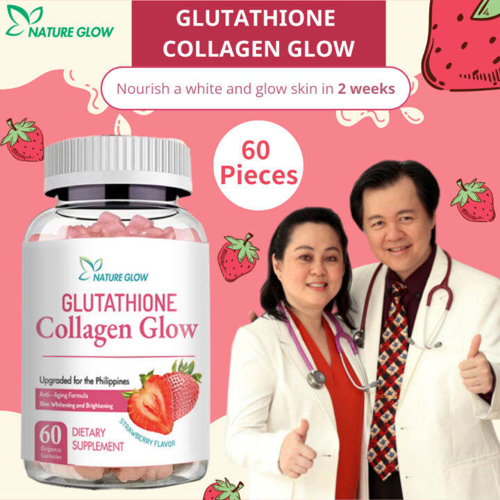 Nature Glow And Envy Glutathione Collagen Gummies Anti-Aging Whitening ...