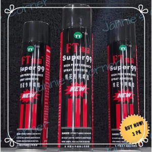 FT Super 99 Spray Adhesive (3 pack) / Multipurpose Adhesive Spray also available by