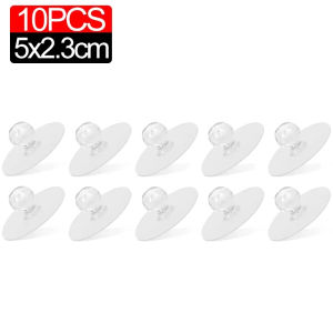 Transparent Drawer Handle Hook Self-Adhesive Suction Cup Handle Multi Functional Home Accessories Invisible Handle Hook Self-Adhesive Clear Cabinet Drawer Knobs Adhesive Cabinet Door Handle Drill Free for Kitchen Cupboard